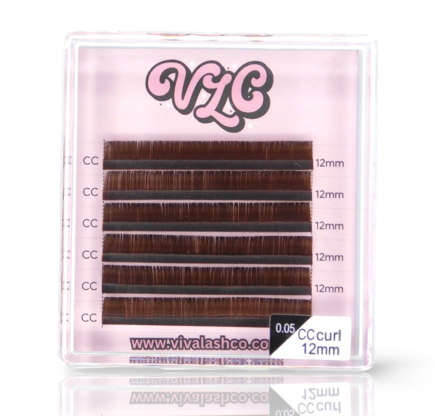 0.05 CC Single Length Light Brown Trays